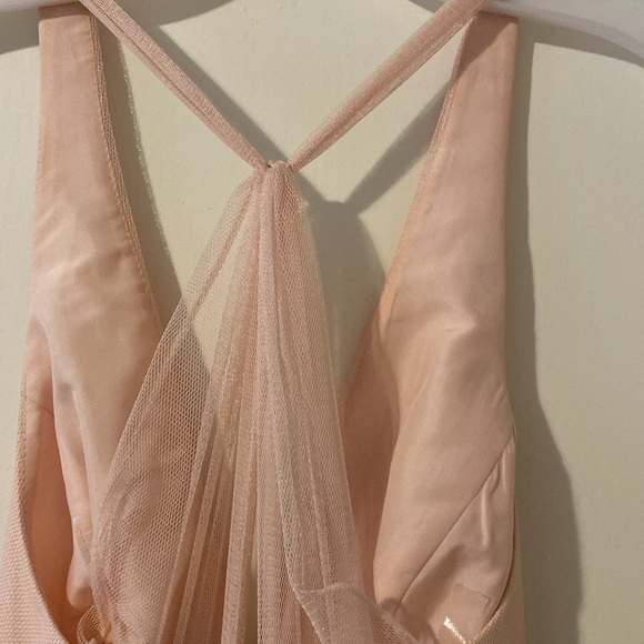 Blush Vera Wang bridesmaid Dress - Picture 5 of 9